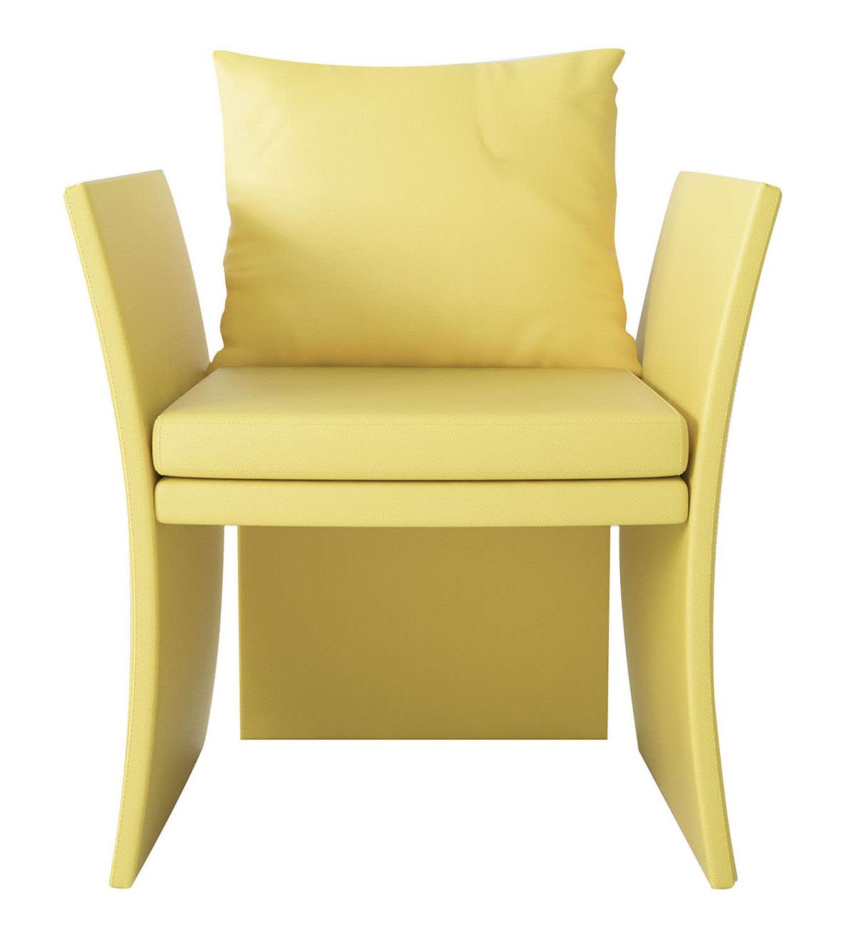Anita Yellow Armchair