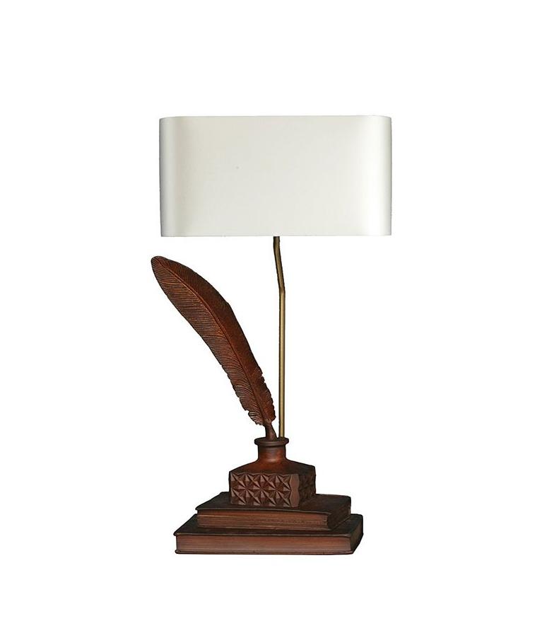 Tom Leather Finish Table Lamp