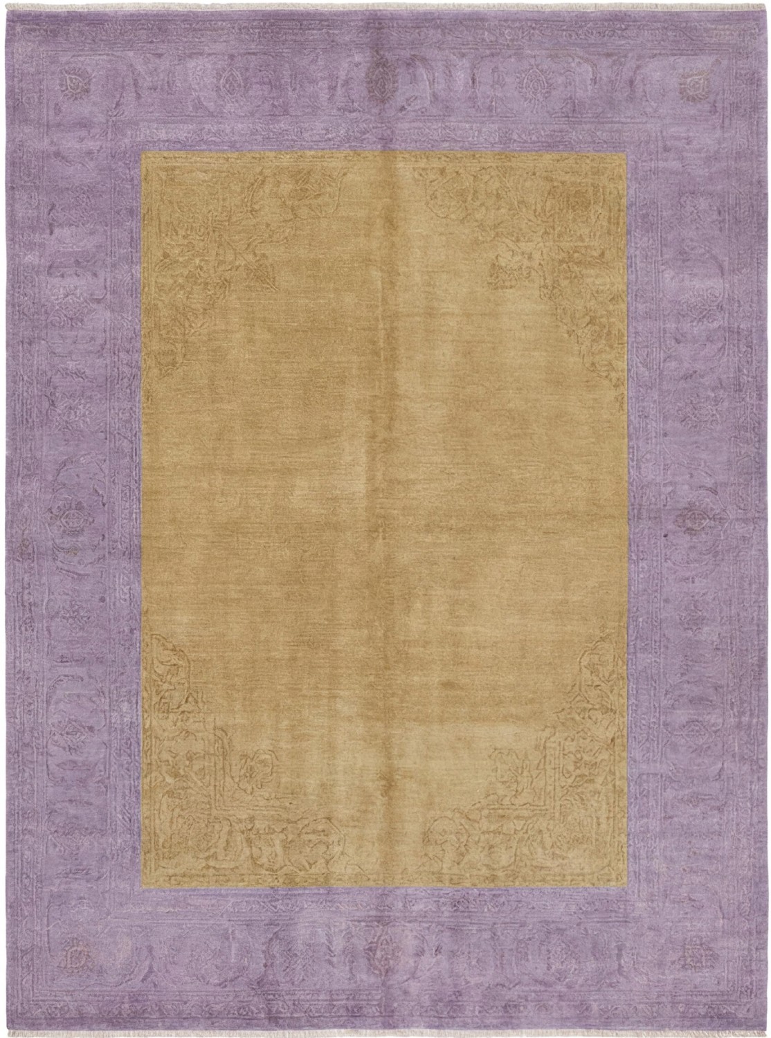 Dusty Mosaic Gold Designer Rug