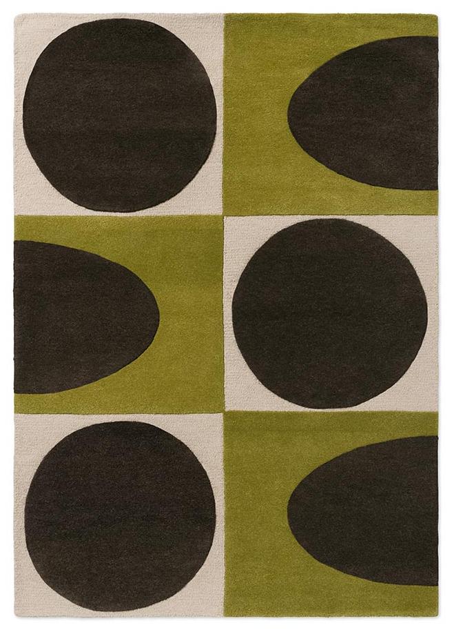 Spot Square Walnut Lichen Premium Rug