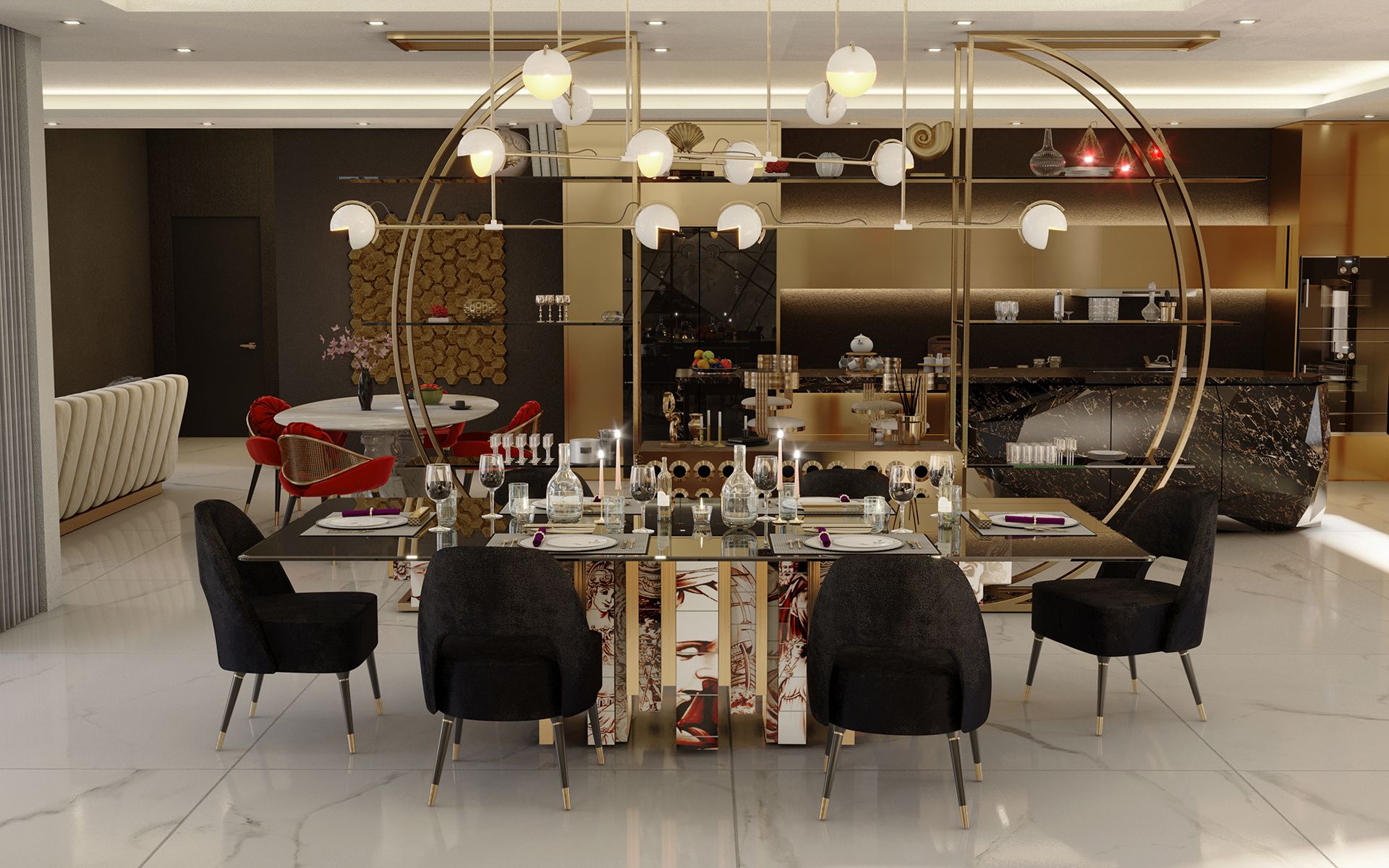 Sleek Suspension Lamp - 2