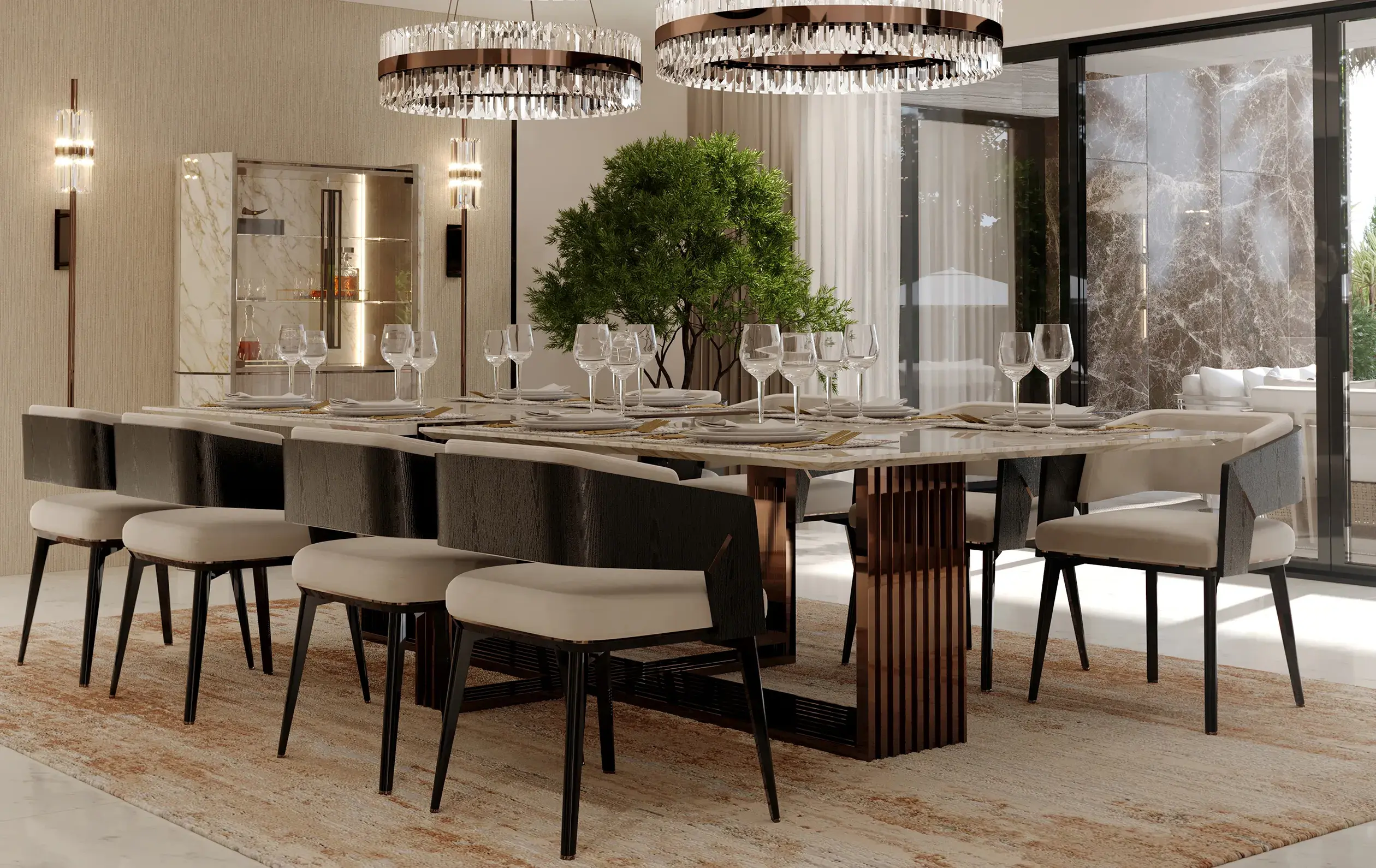 Whirlwind Dining Table - 1