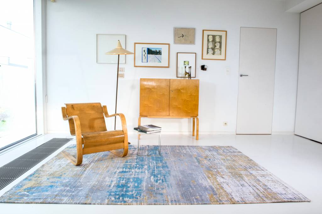 Long Island Blue Rug | Size: 80 × 150 cm