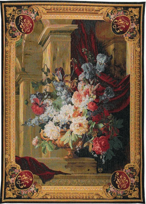 Bouquet Vertical Architecture Tapestry | Size: 85 × 110 cm
