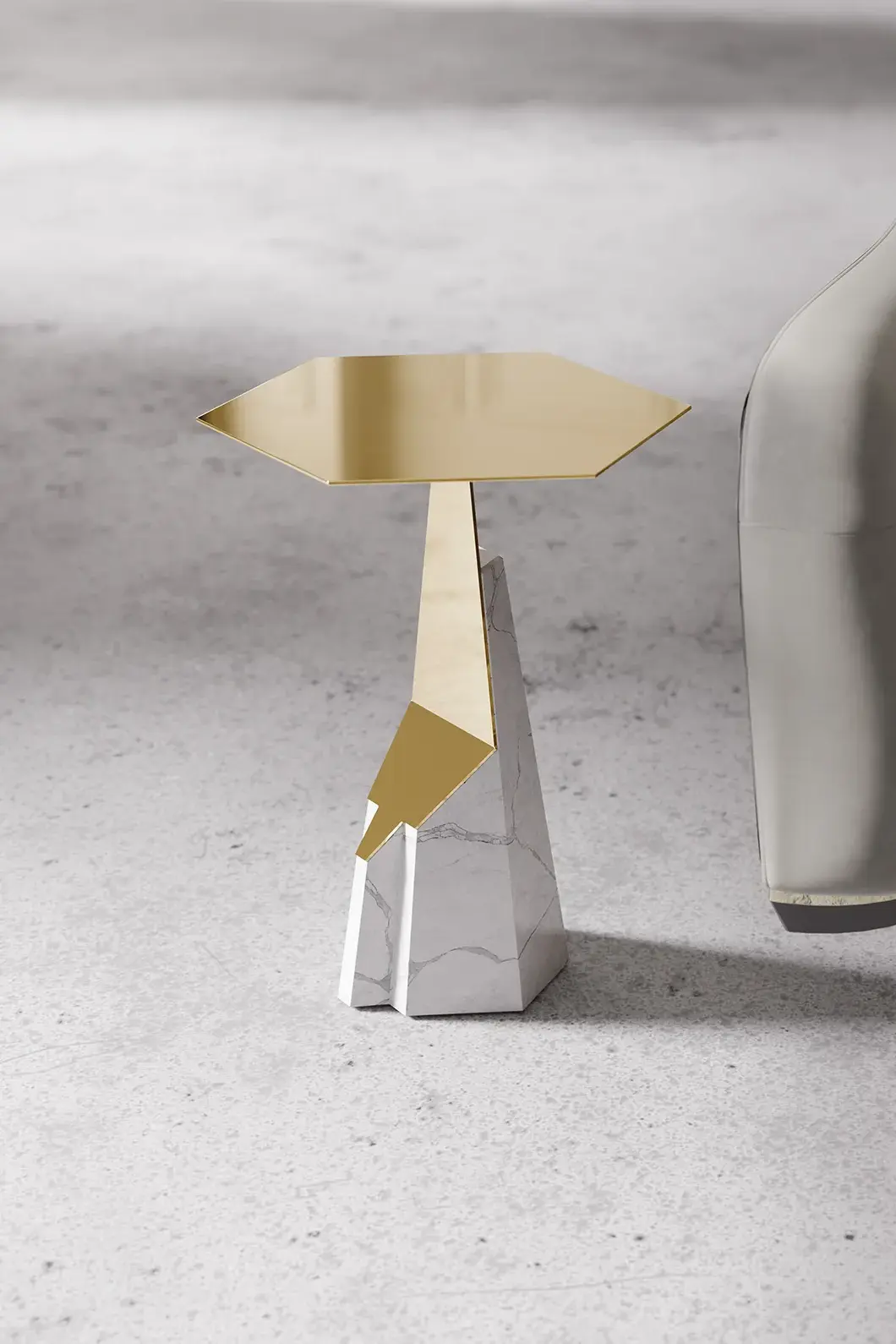 Halo Black Side Table