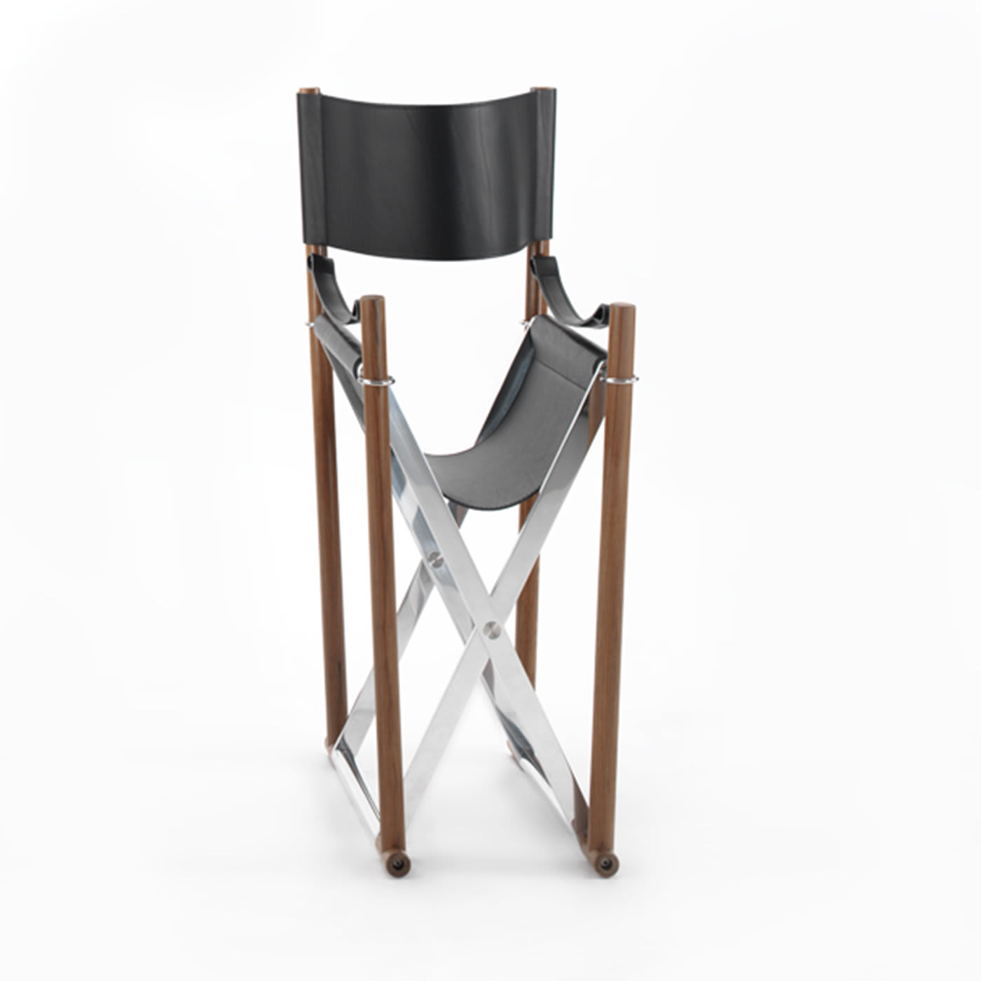 كرسي «ريجيستا» جلدي | المقعد: Leather | القاعدة: Solid Black Walnut