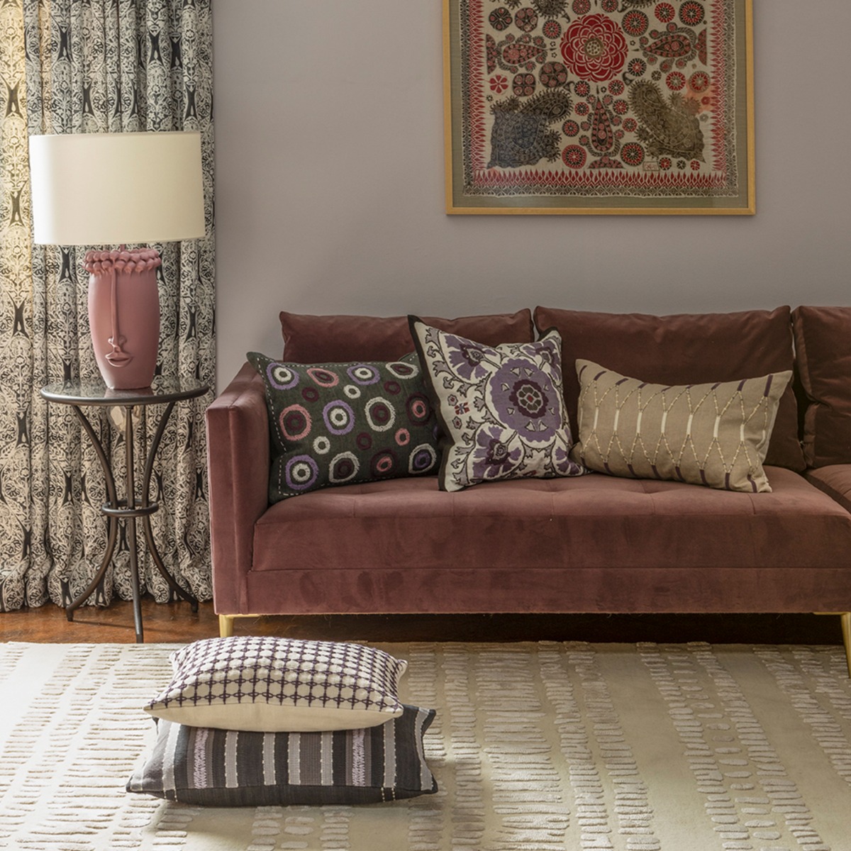 Zafora - Heather Cushion