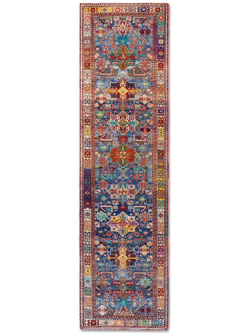 سجادة «أوريجينال ناتشورال بلو» | المقاس: 92 × 365 cm