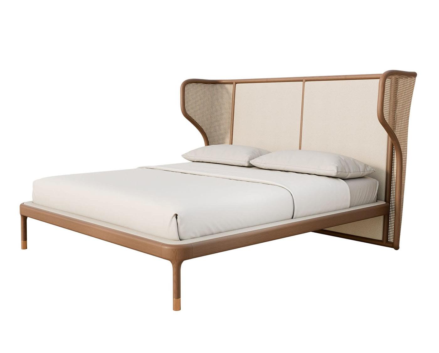 Joyce Ash Wood Handcrafted Bed
