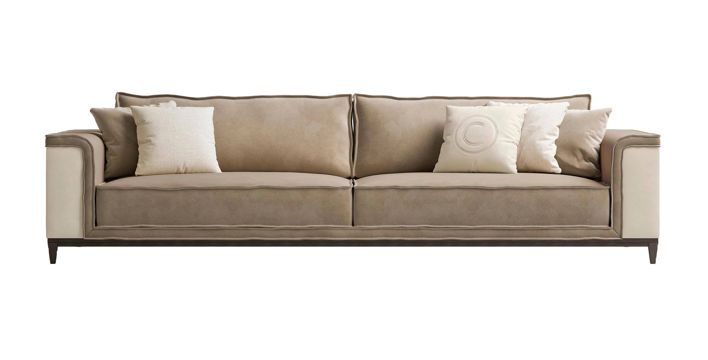 Modern Leather Italian Sofa | Configuration: 2-Seat