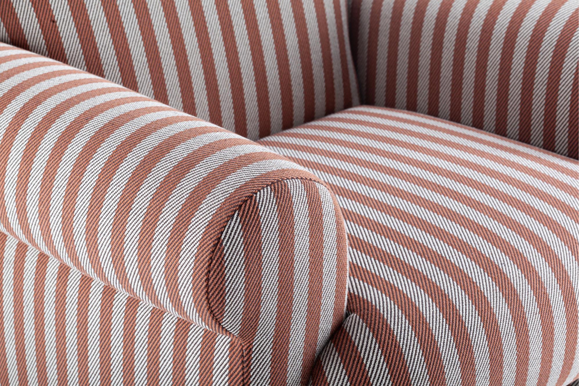 Oscar Striped Armchair
