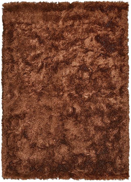 Aster Shaggy Brown Rug | Size: 60 × 120 cm