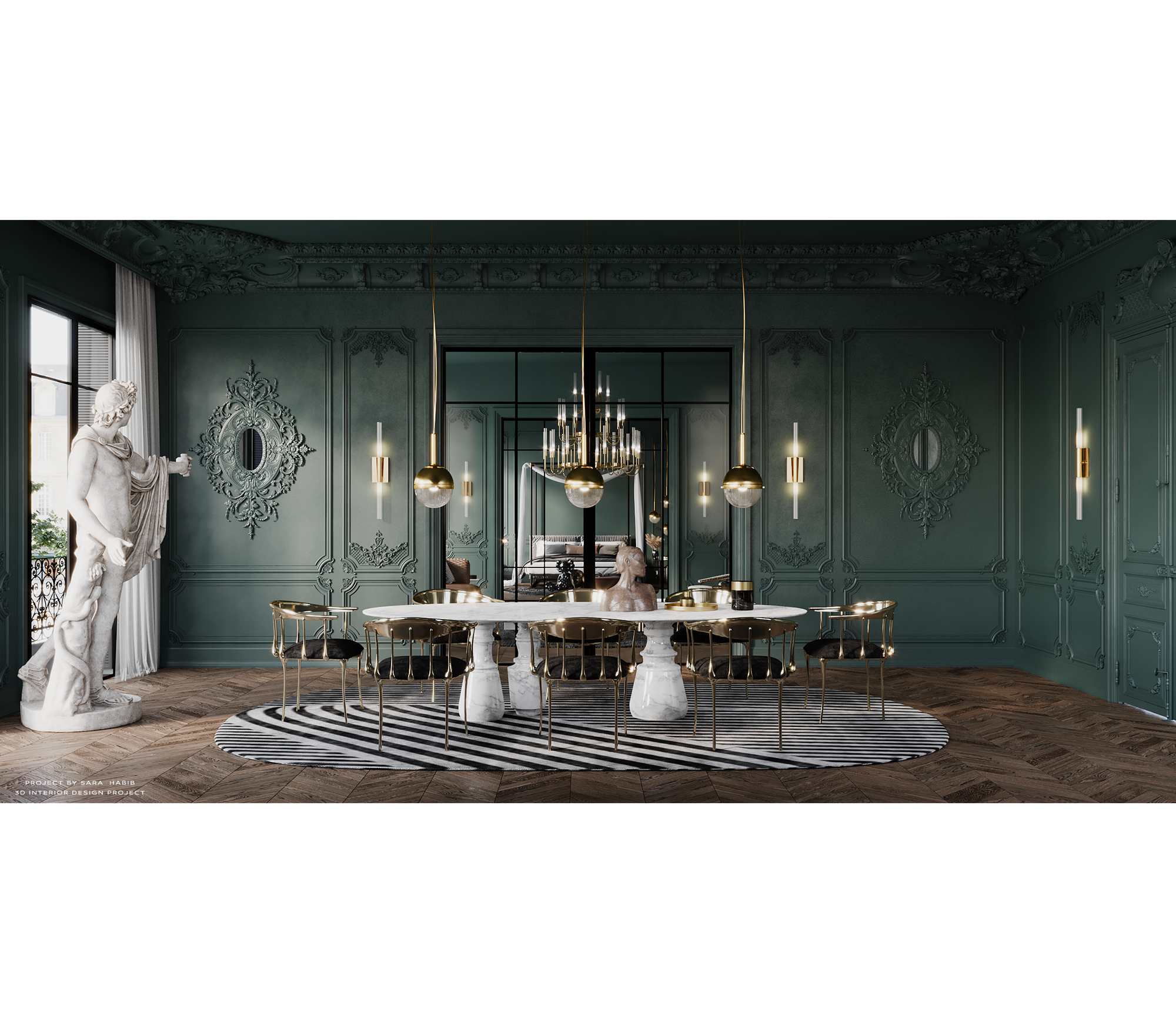 Obsidian Dining Table