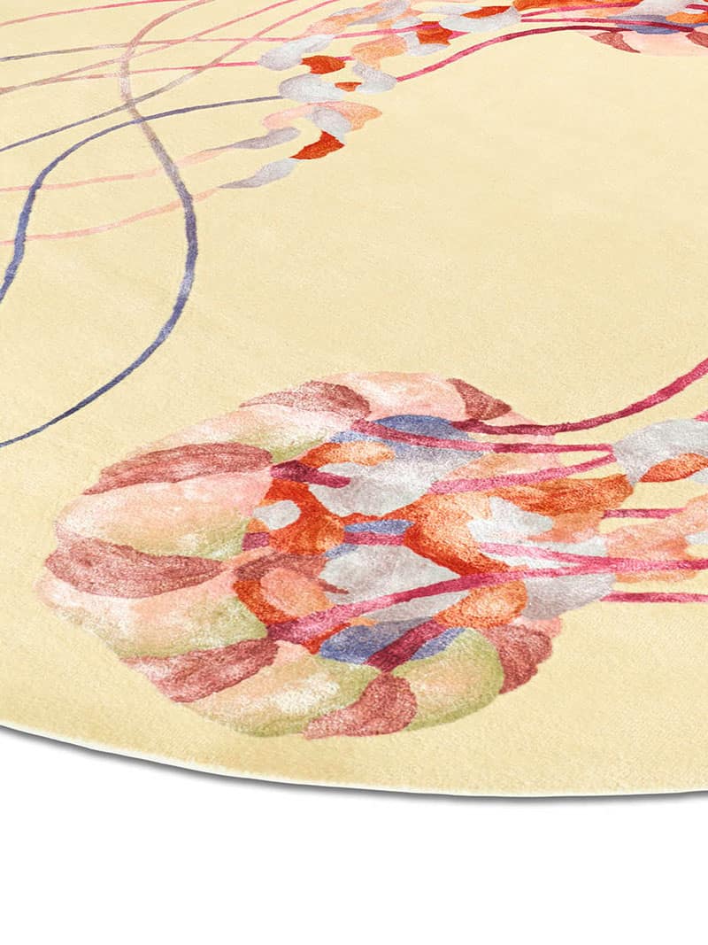 Jellyfish Round Rug