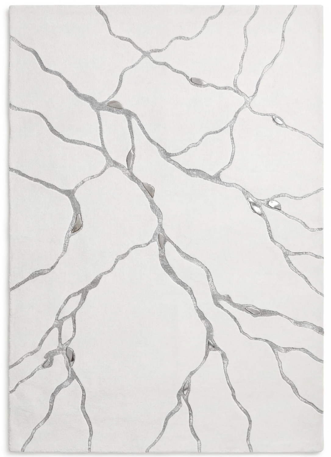 Vein Marble White Artisan Rug