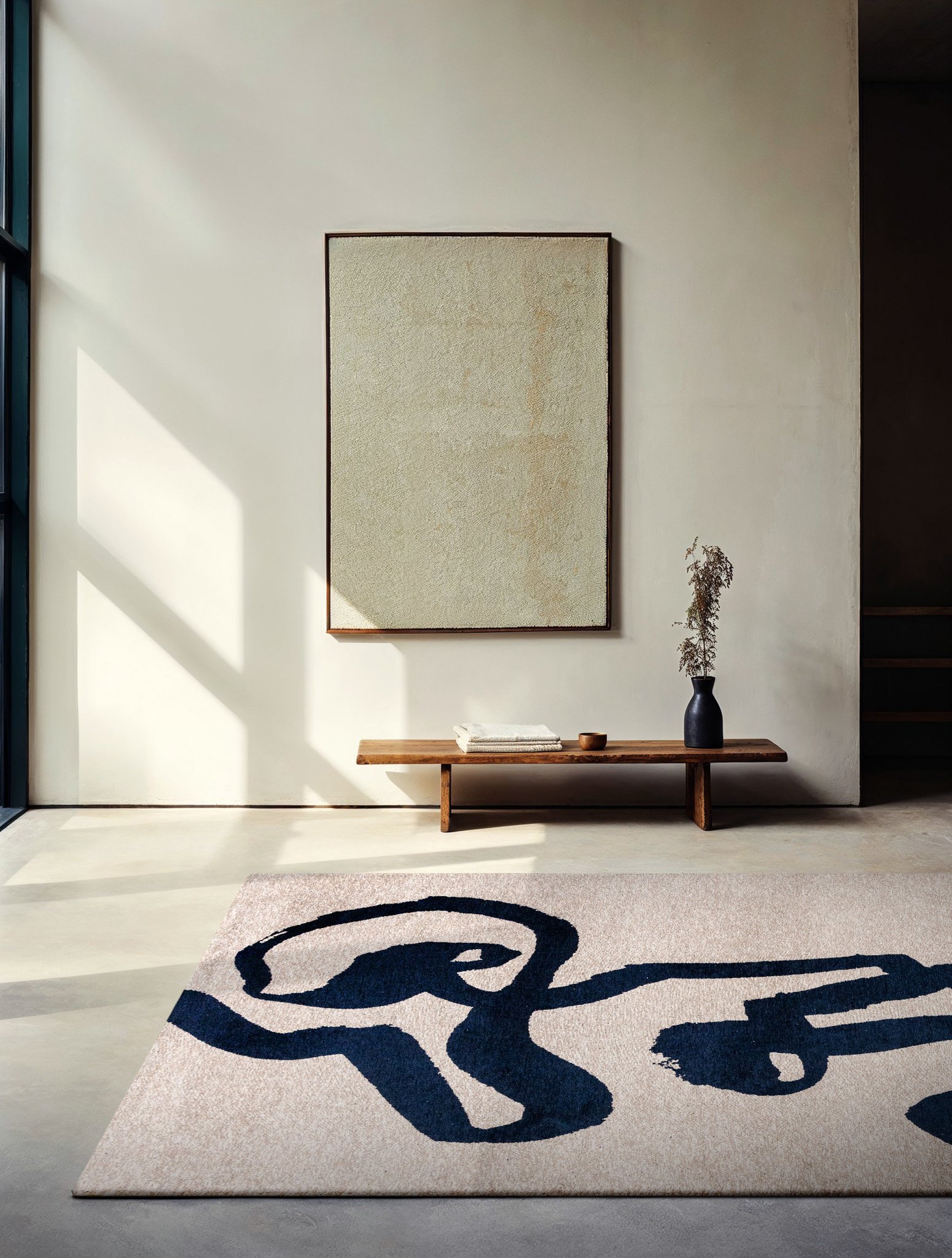 Sea Ink Rug | Size: 80 × 150 cm