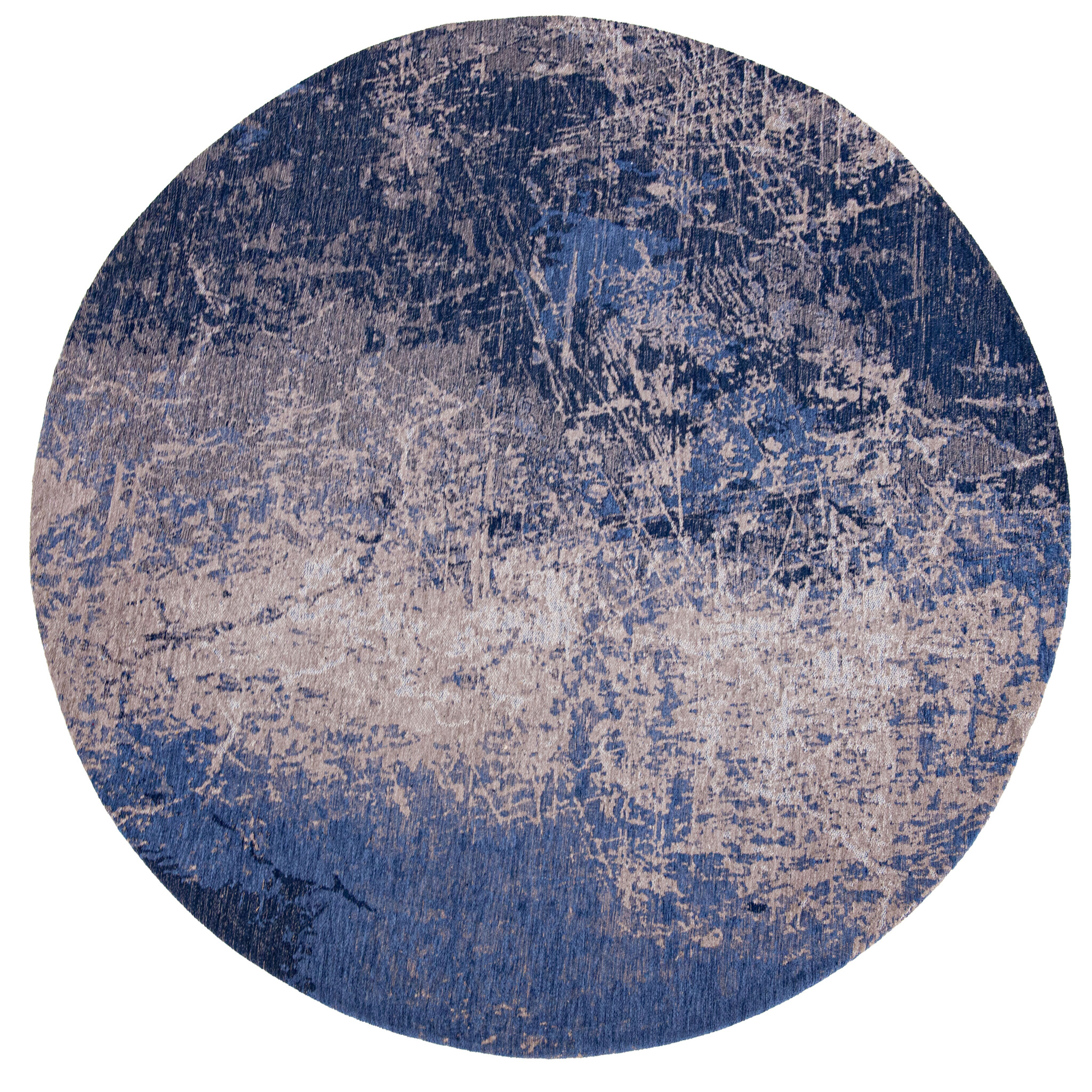 Abyss Blue Round Rug | Size: Ø 240 cm