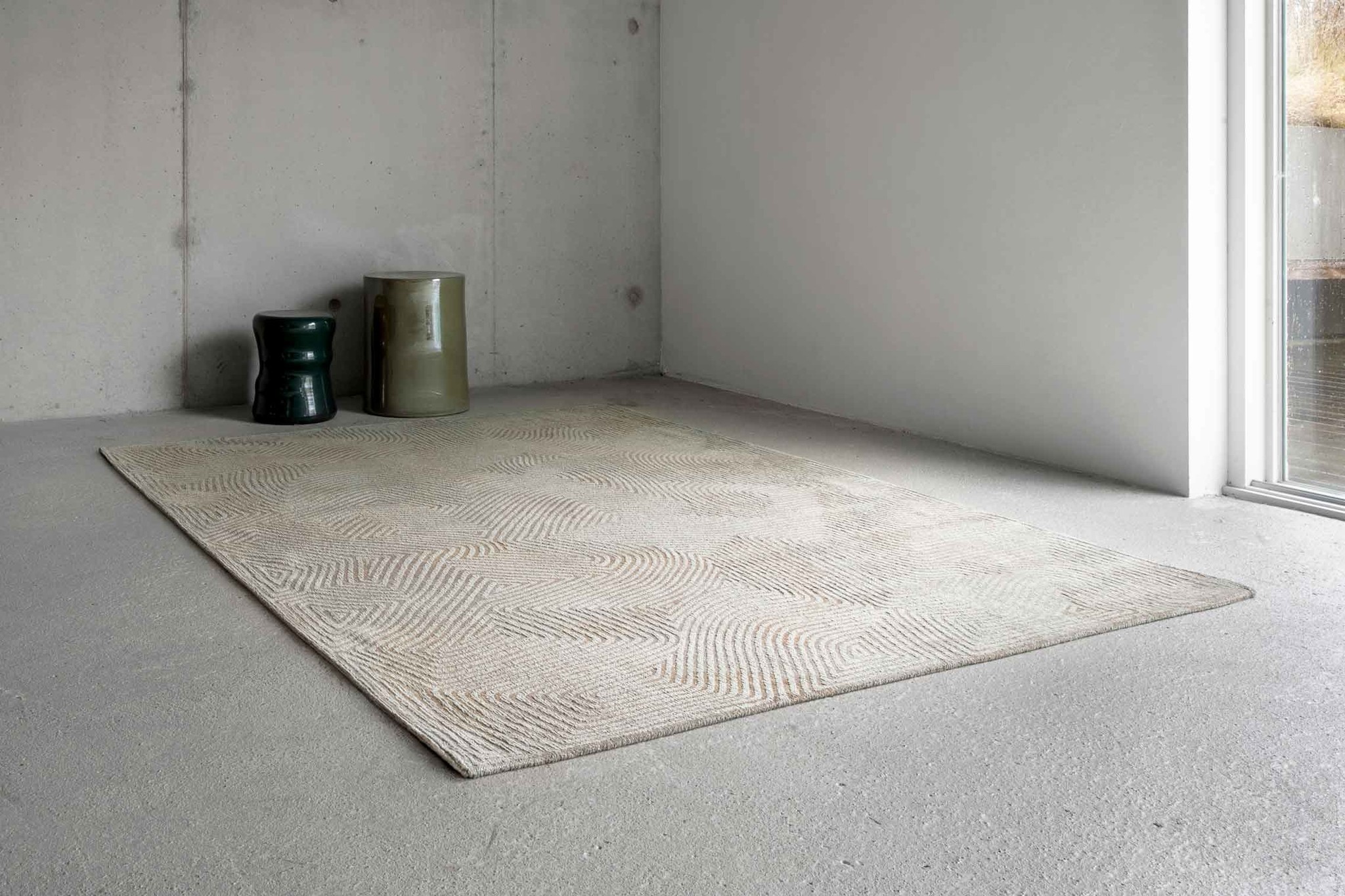 Coral Shell Beige Rug | Size: 170 × 240 cm