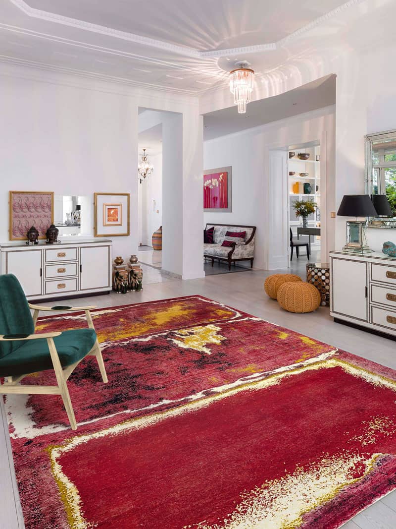Blood Moon Handmade Rug
