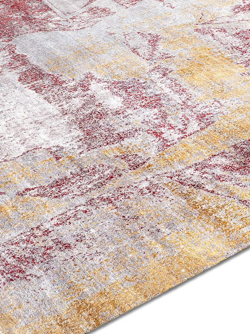 Gold / Coral Rug
