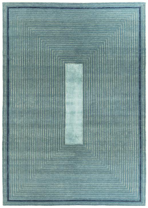 Turquoise Frame Rug