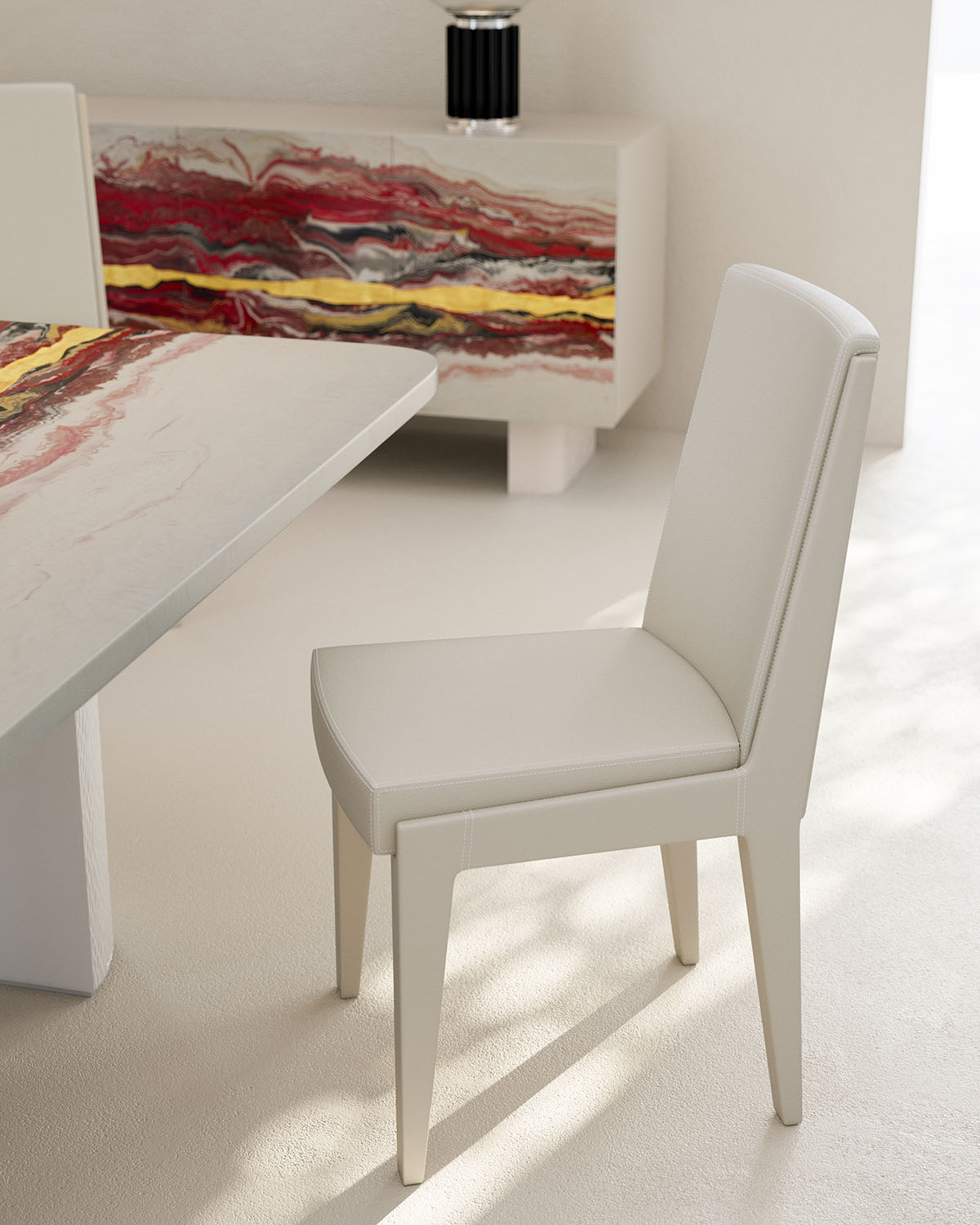 Juliette Modern Red Chair