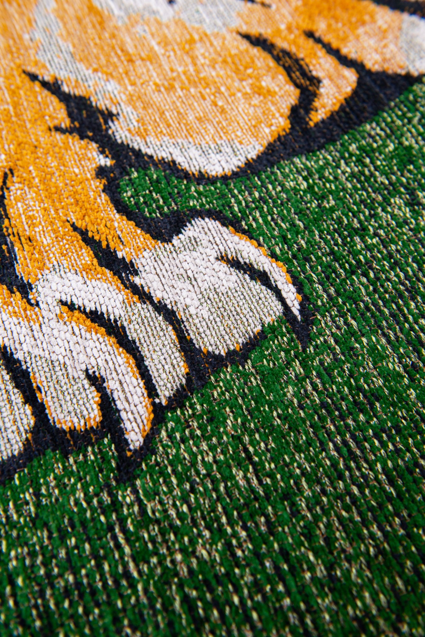 Green On Fire Rug