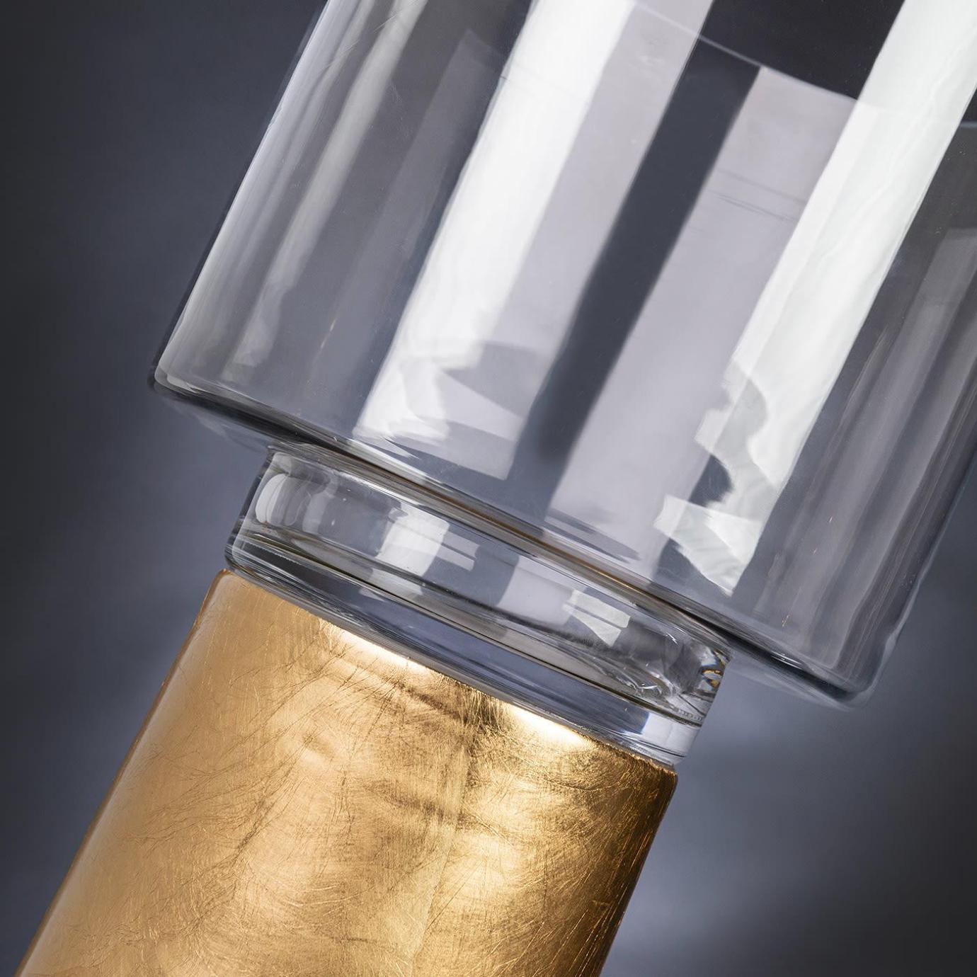One Gold Handcrafted Candleholder