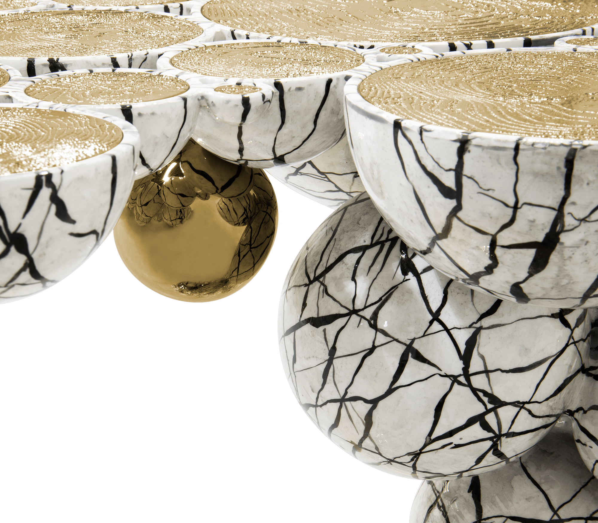 Orbit Faux-Marble Console