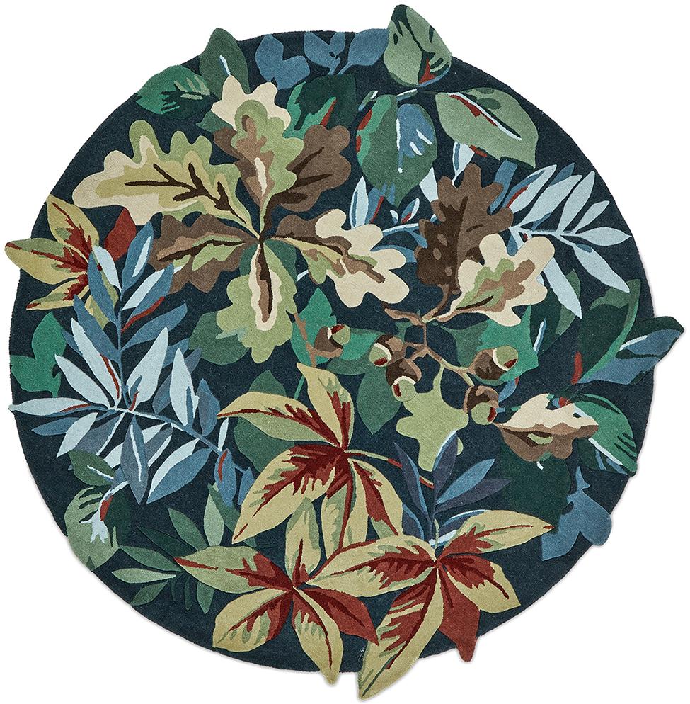 Robin's Wood Forest Rug | Size: Ø 150 cm
