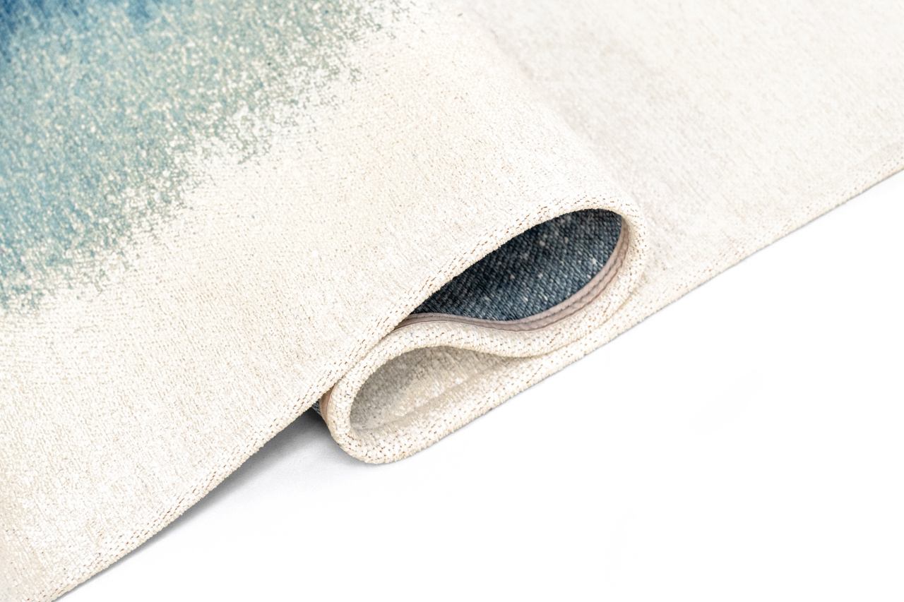 Drop Dream In Blue Premium Belgian Rug | Size: 200 × 280 cm