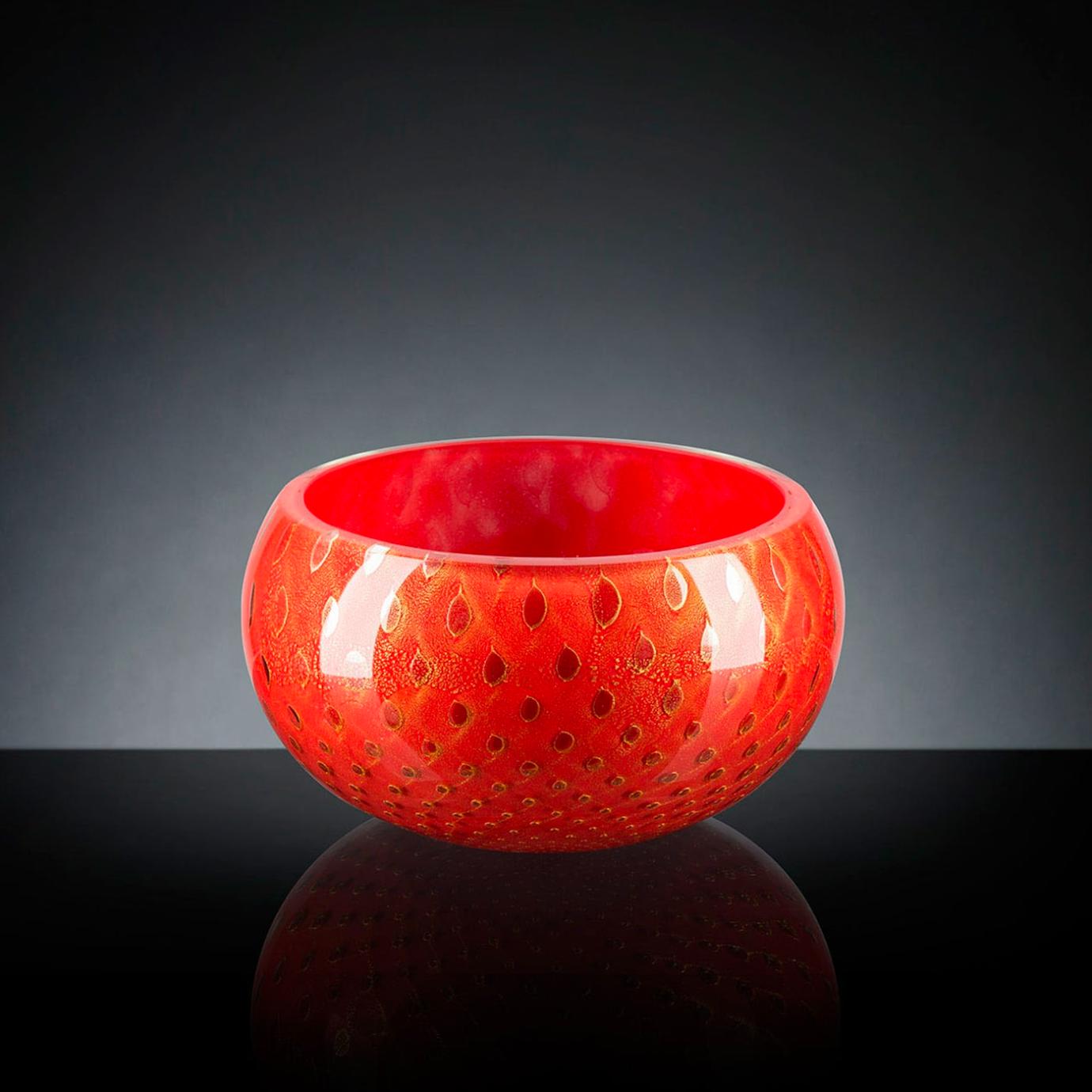 Mocenigo Red Gold Italian Bowl