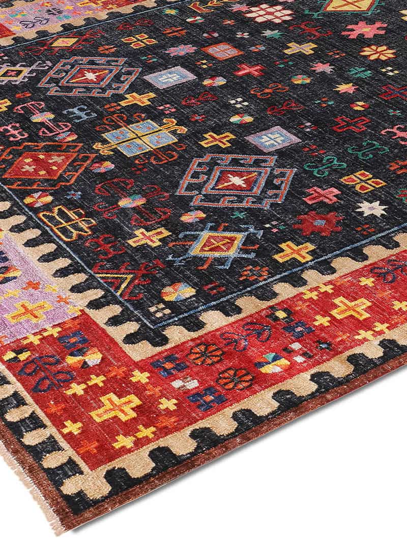 Flatweave Handmade Rug | Size: 122 × 183 cm