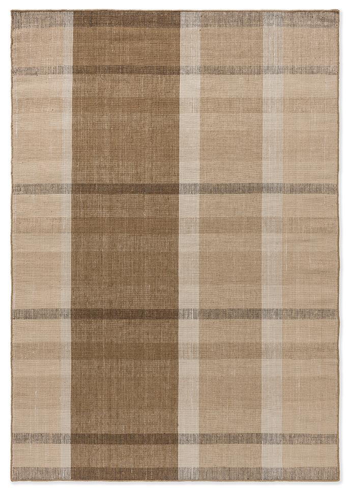 Zona Cashew Block Stripe Outdoor Rug | Size: 200 × 280 cm