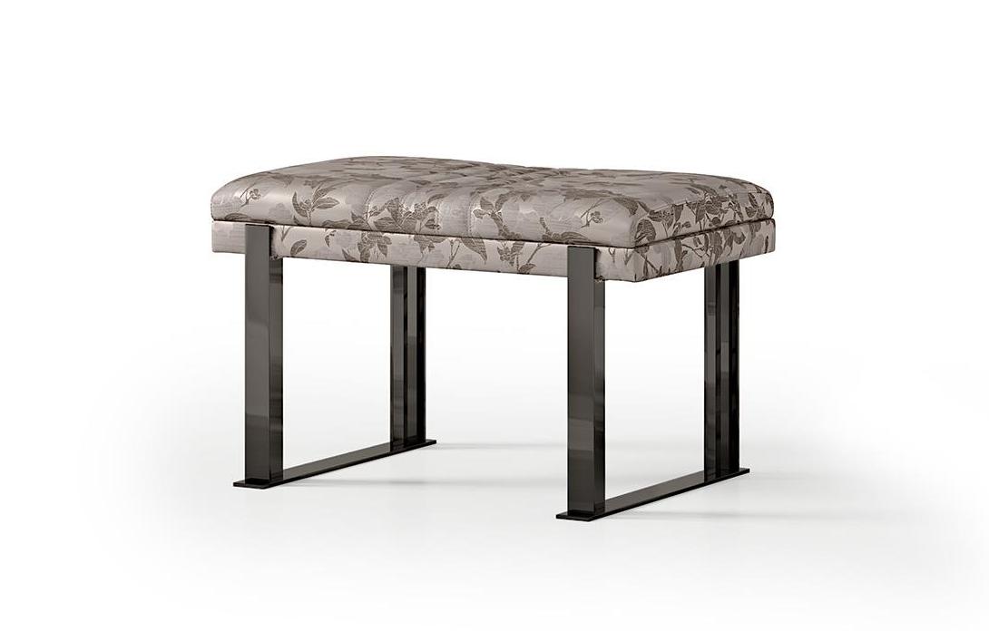 Two-Leg Metal Pouff