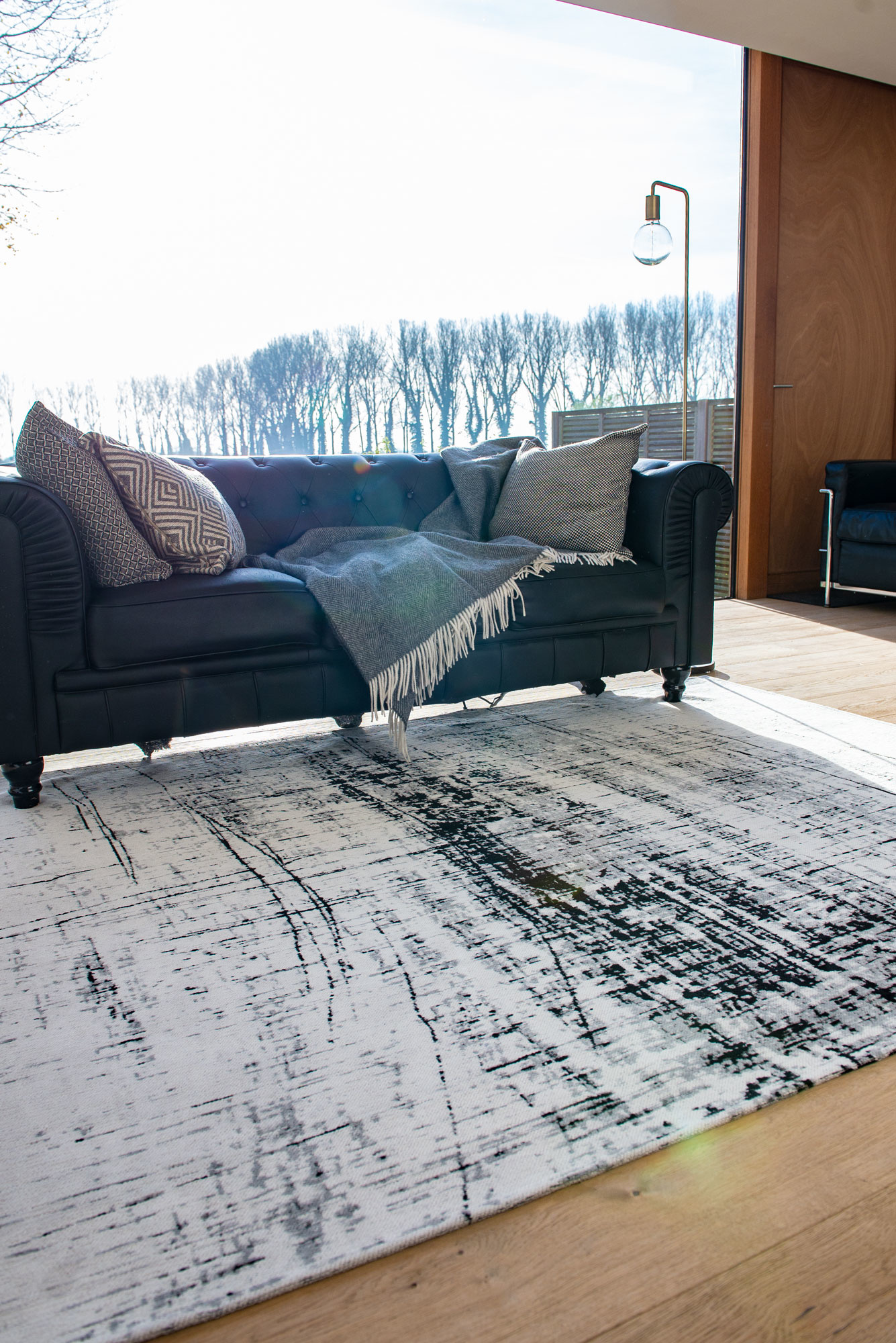 Black & White Rug | Size: 280 × 390 cm
