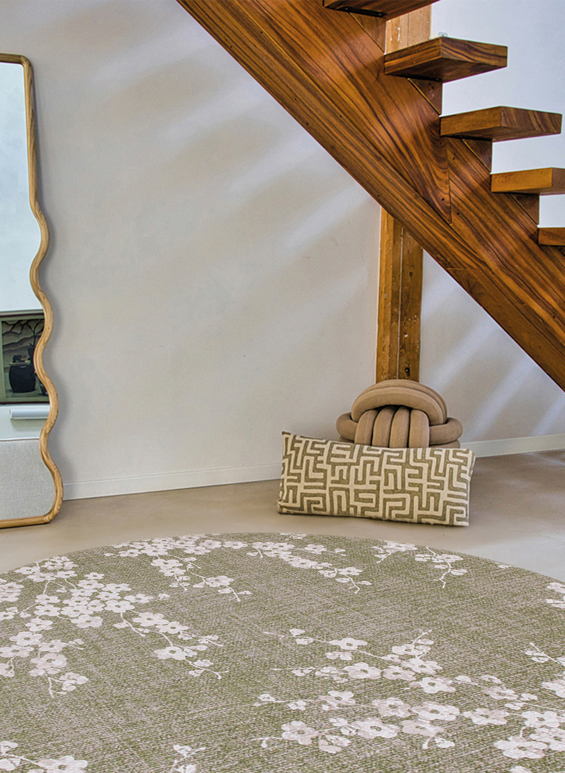 سجادة دائرية «ويت غاردن» | المقاس: Ø 140 cm