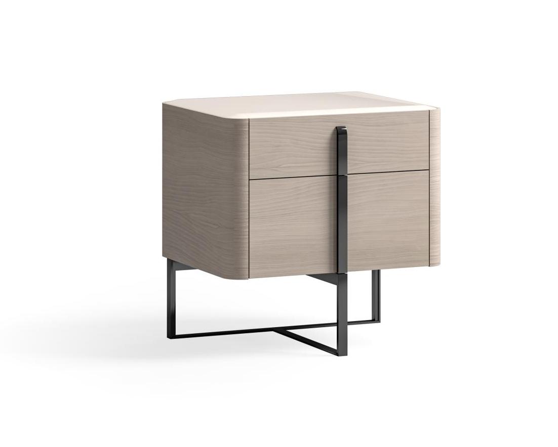 Glass Top Nightstand