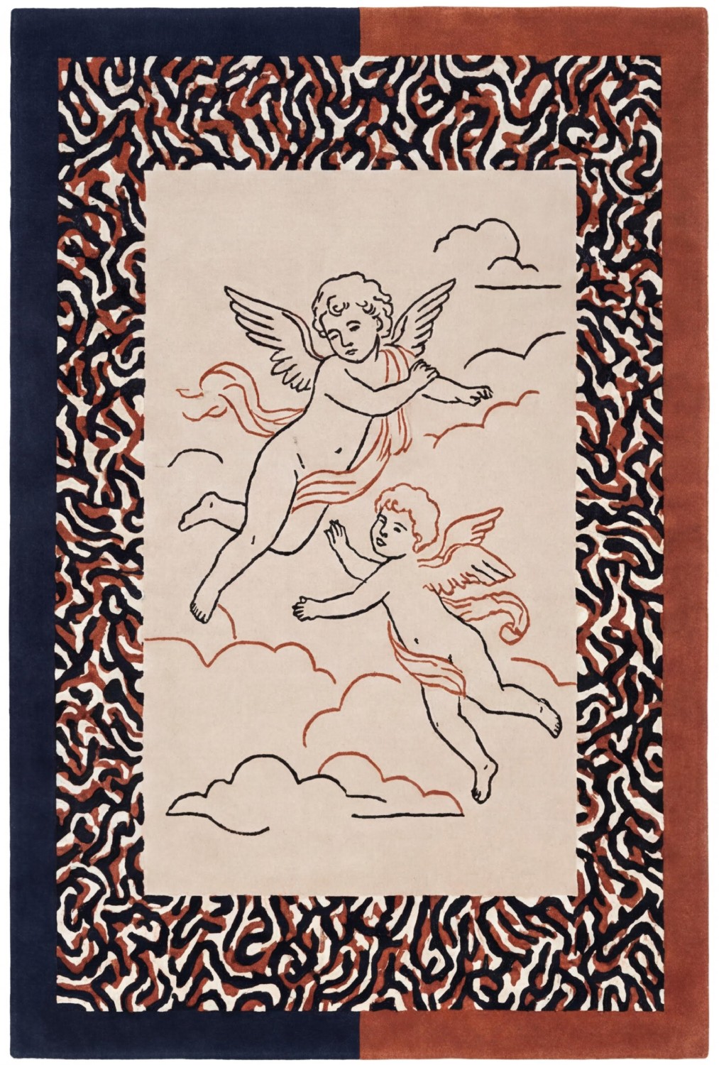 سجادة اسكتش تراثي حرفية منسوجة يدويًا | المقاس: 170 × 240 cm