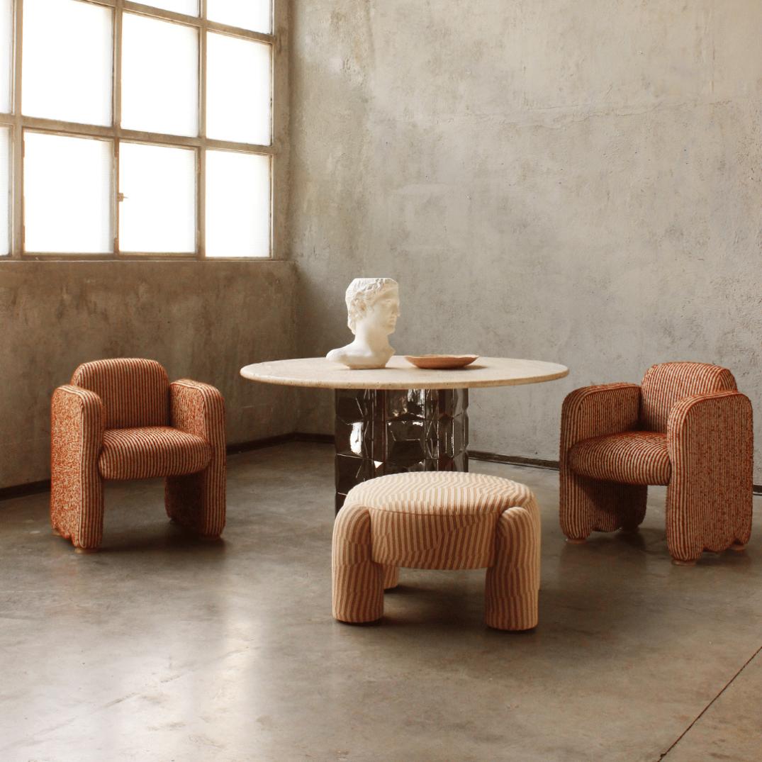 Marlon Crafted Pouf - 1