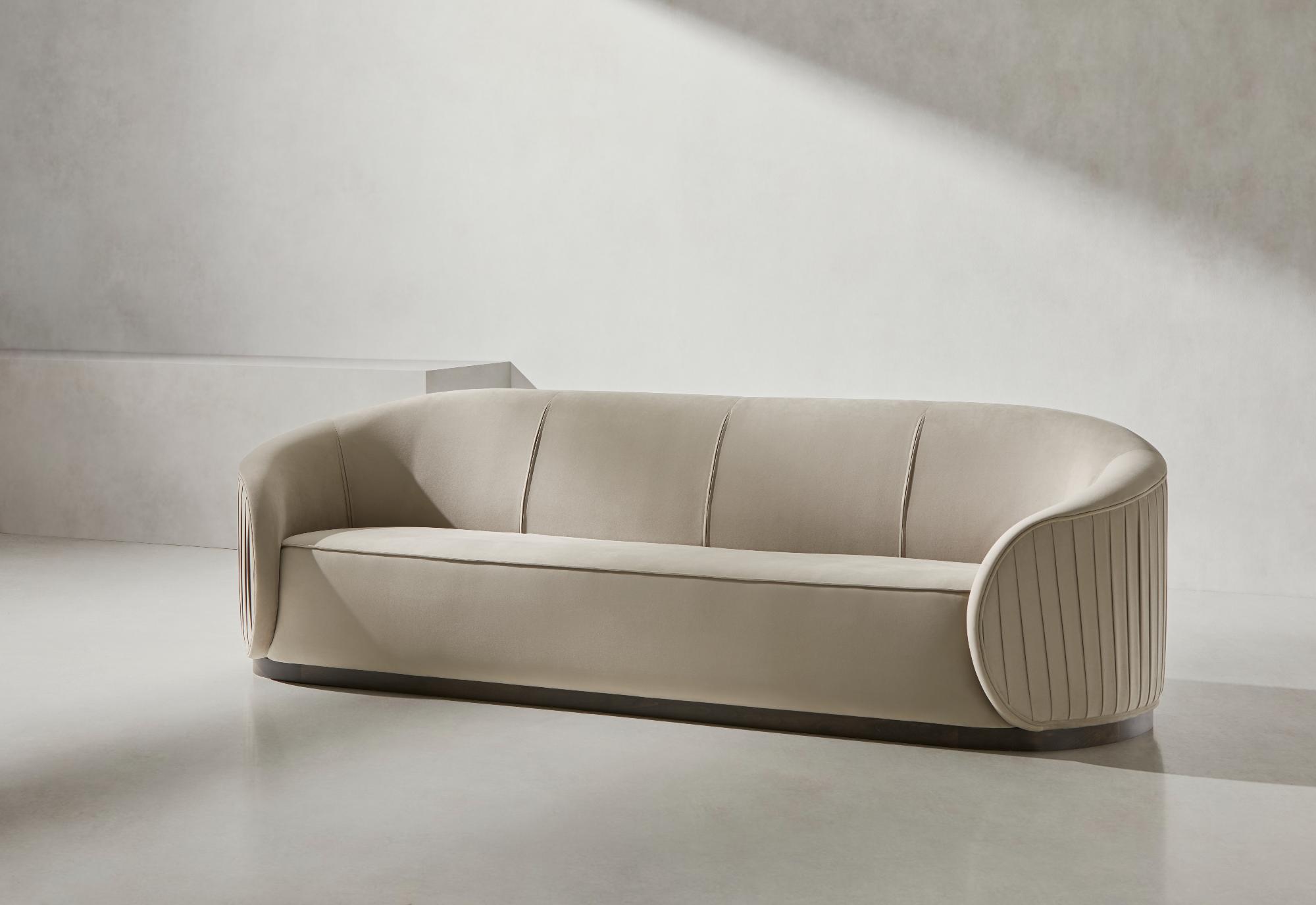 Abano Beige Large Sofa