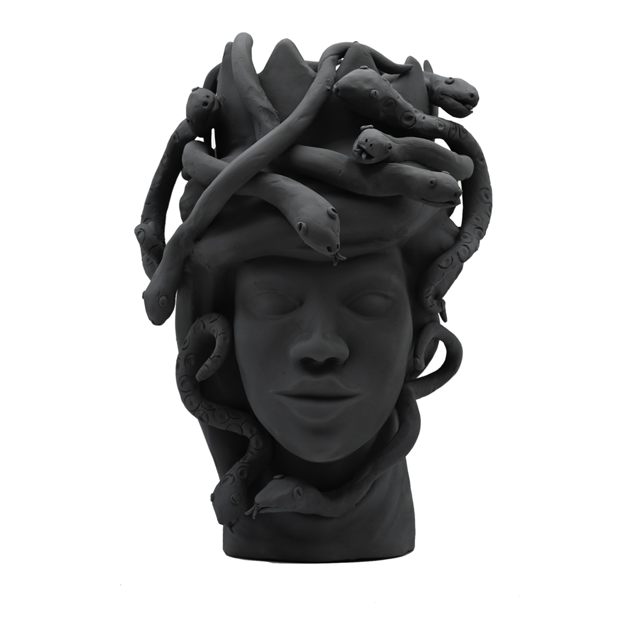 Moor's Head Dark Grey Sculpture