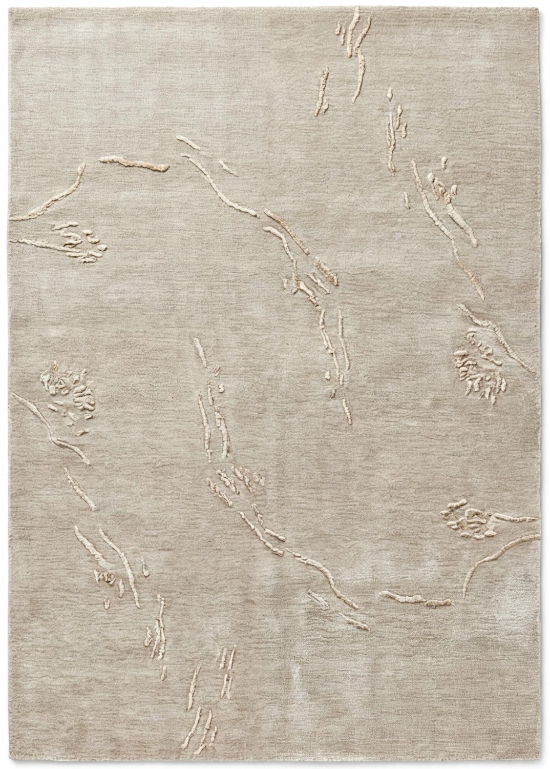 Silver Ombre Elegance Designer Rug