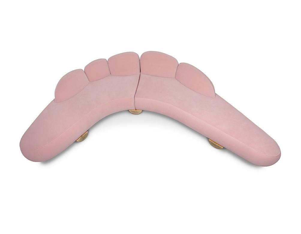 Luxe Pink Sofa