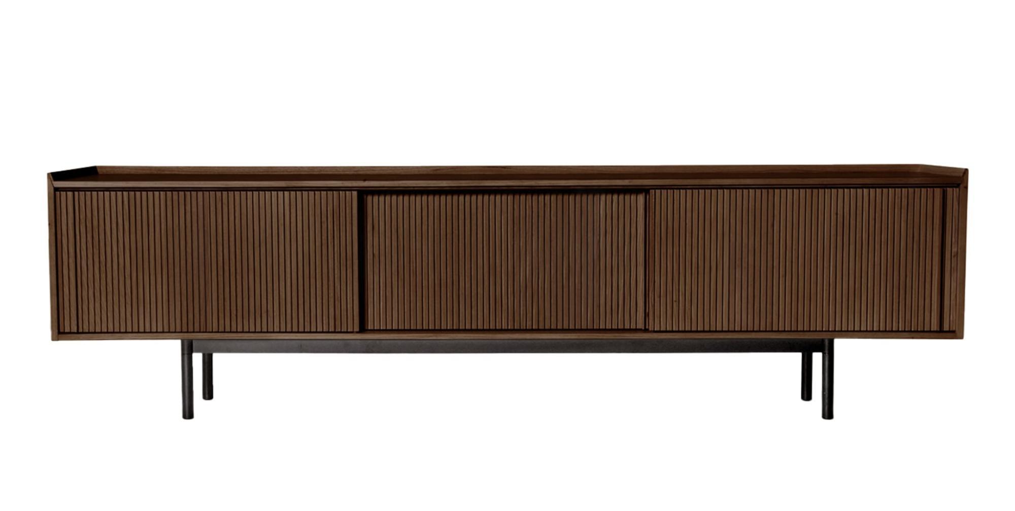 Sipario Brown 3-Doors Sideboard | Dimensions: Height 78 cm