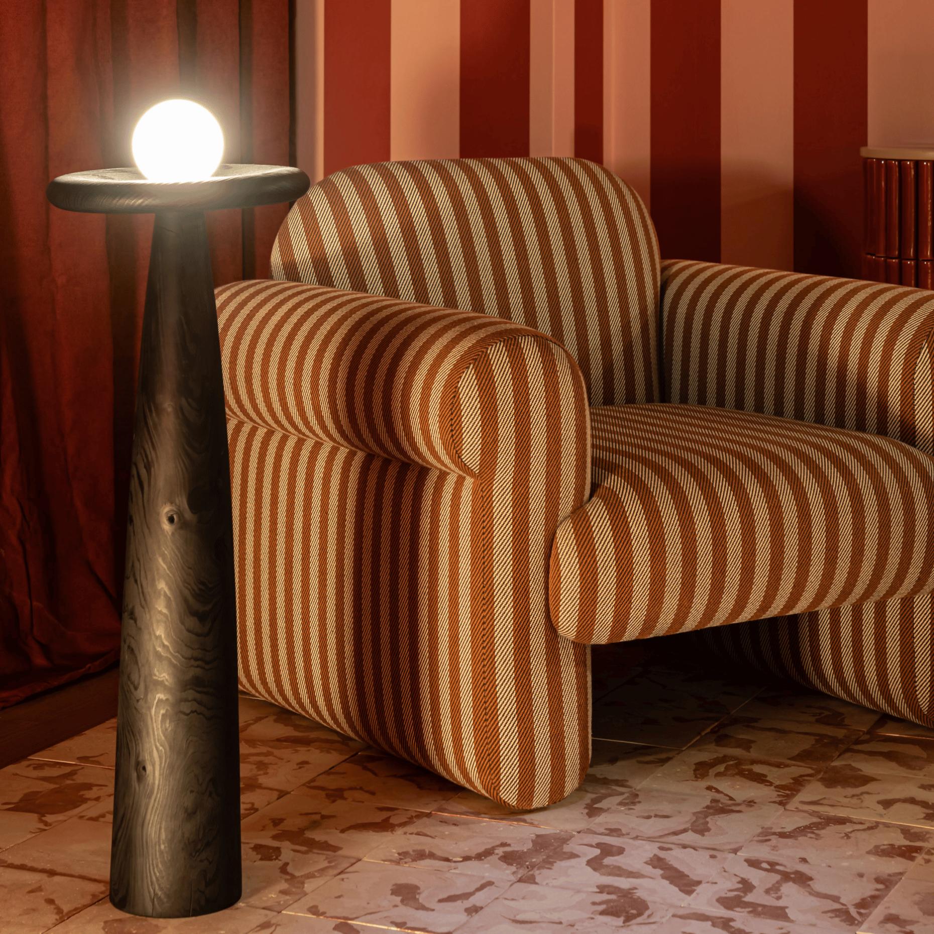 Oscar Striped Armchair - 2