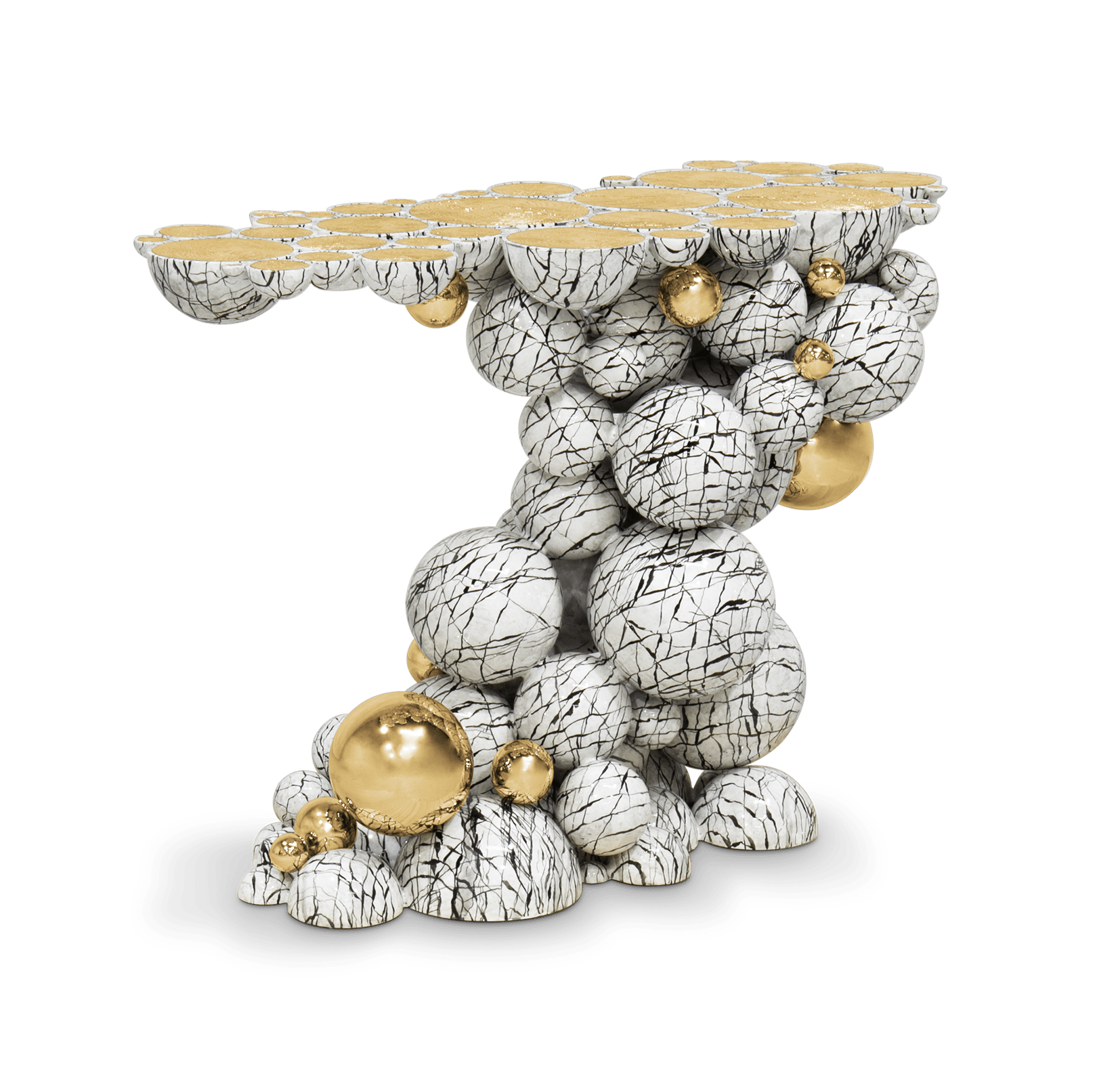 Orbit Faux-Marble Console