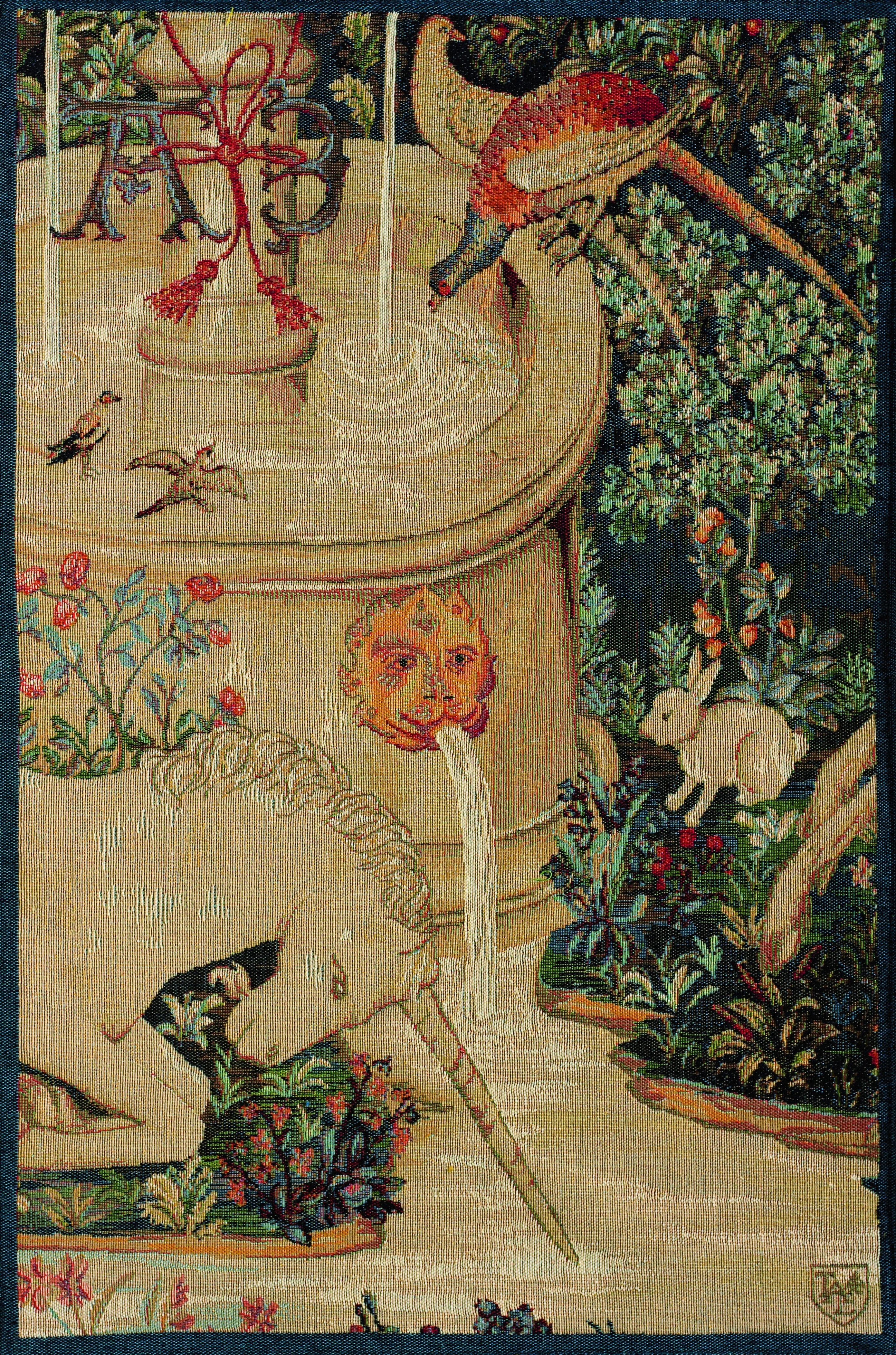 Unicorn Fountain Tapestry