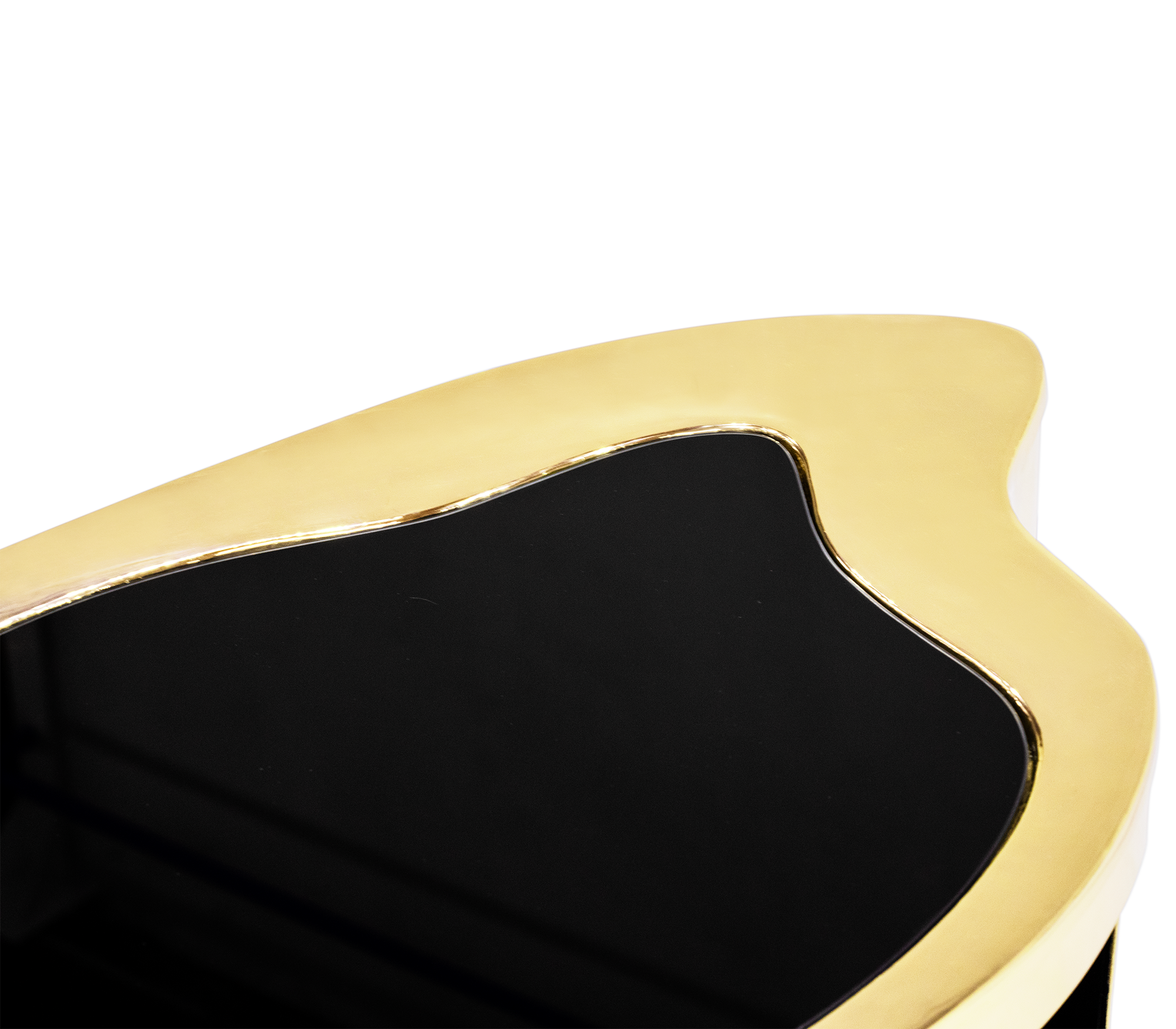 Crest Gold Nightstand