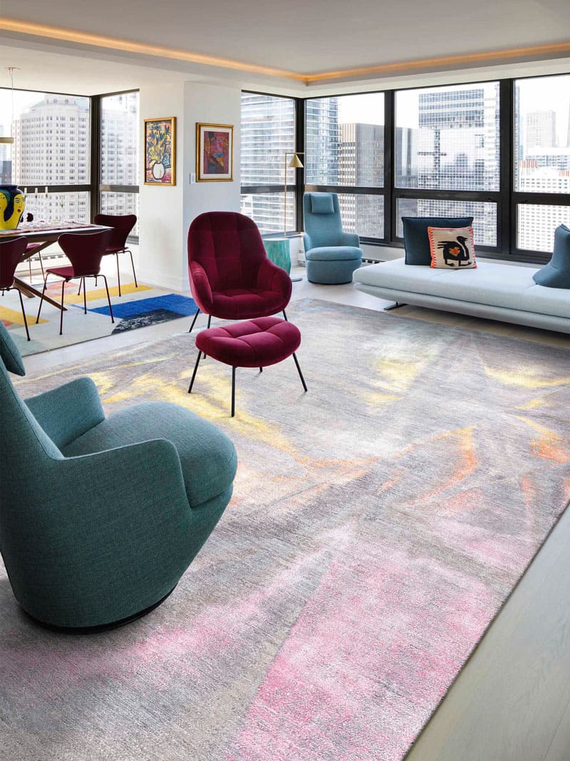 Pastel Sun Rug